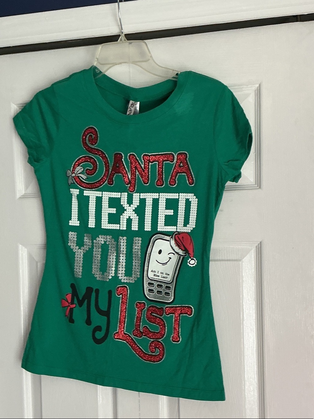 Ransom Green 'Santa I Texted You My List' Short Sleeve Tee